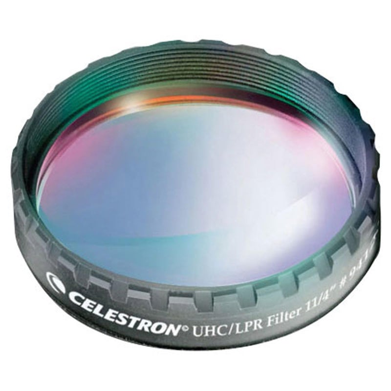 Celestron 94123 1.25-inch UHC/LPR Filter with Multi-Layer Dielectric Coatings - Optimises Spectral and Optical Characteristics for Improved Celestial Viewing, Black - Image 1